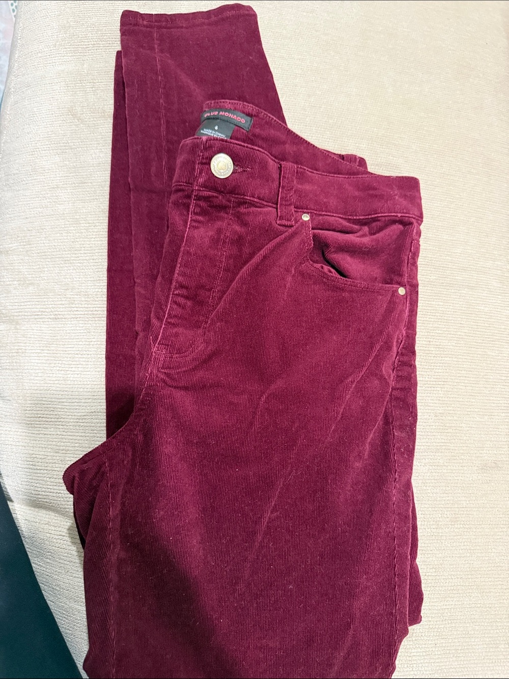 Club Monaco corduroys  for women